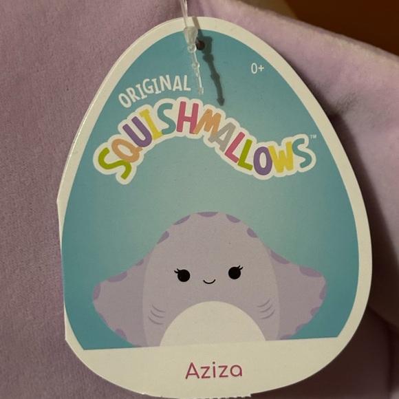 Squishmallows Aziza the Stingray 14" Stuffed Plush - Picture 3 of 3